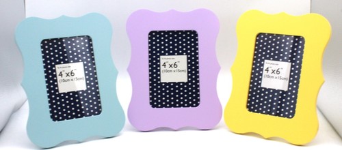 Coloured wooden photo frames - photo,