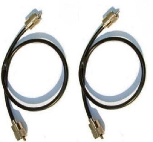 23cm pl259 rg58 twin - x,