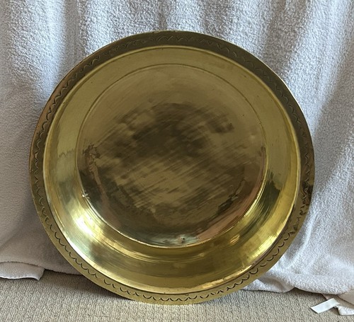Large brass rose water urli - large,