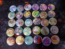 10 X POKEMON PIN BADGES - MADE FROM ACTUAL POKEMON CARDS!!!