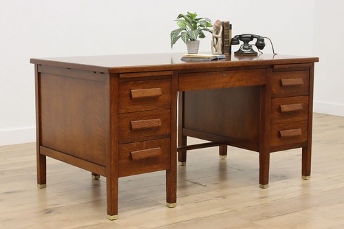 Craftsman antique oak office - craftsman,