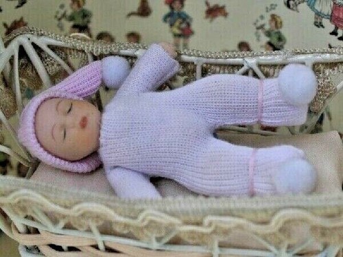 Sleeping baby doll - sleeping, doll,