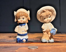 Vintage Porcelain Boy and Girl