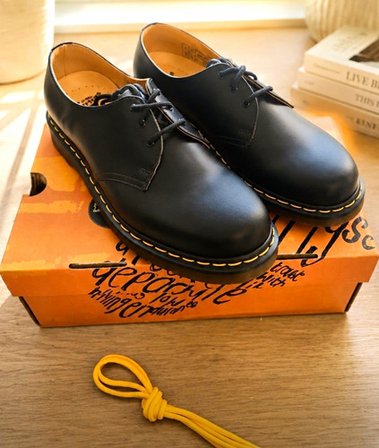 Martens 1461 black leather - dr.,