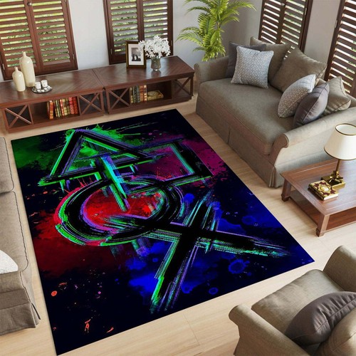 Playstation game room area rug - playstation,