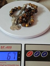 Natural Tiger's Eye Prayer
