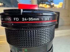 Canon LENS FD 24-35mm 1: 3.5 L Classic Vintage 'L' Quality Glass