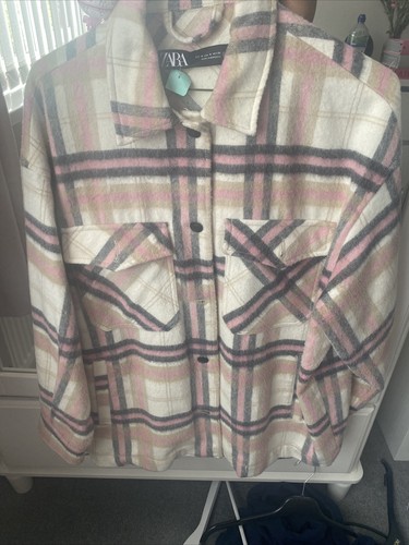 Zara womens oversized pink - womens,