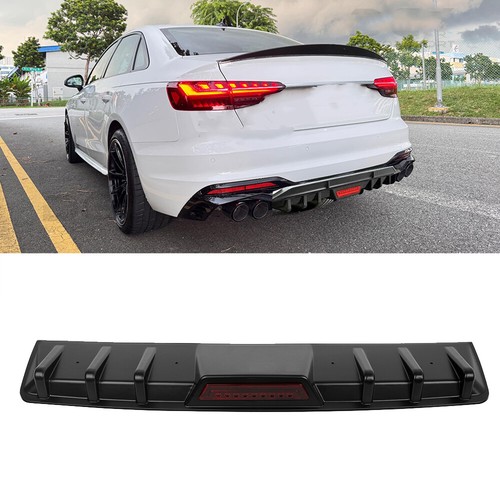 Black rear bumper diffuser lip - bumper,