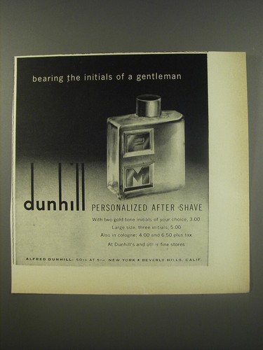 1956 dunhill after shave - dunhill,