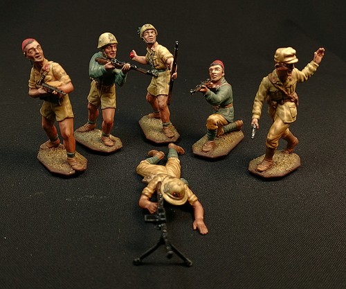 Hand painted plastic - no., 6