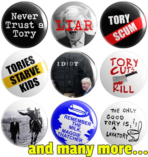 Anti tory various designs - -,