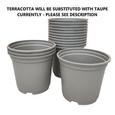 5cm plastic plant pots - 10.5cm,