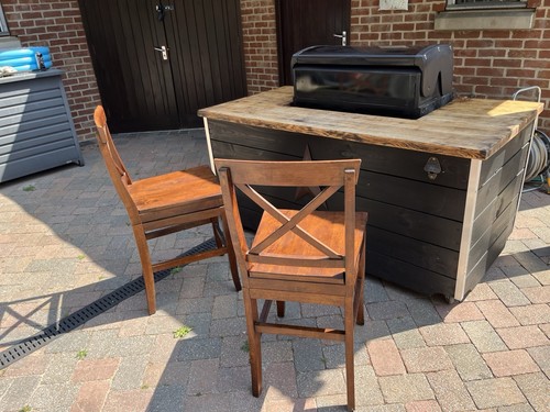 Pair solid wood - solid, bar