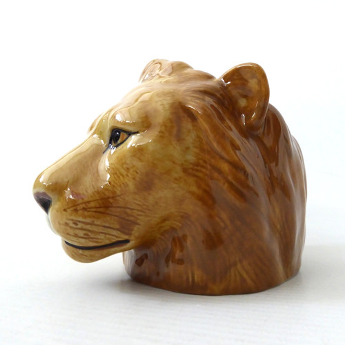Quail ceramics lion face - lion’s,