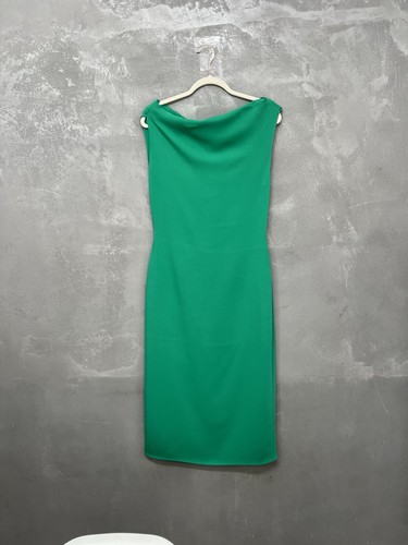 Reiss green off - green, off-shoulder