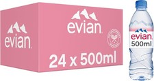 Evian still water bottle - evian,