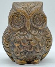 Vintage Brass Owl Ornament