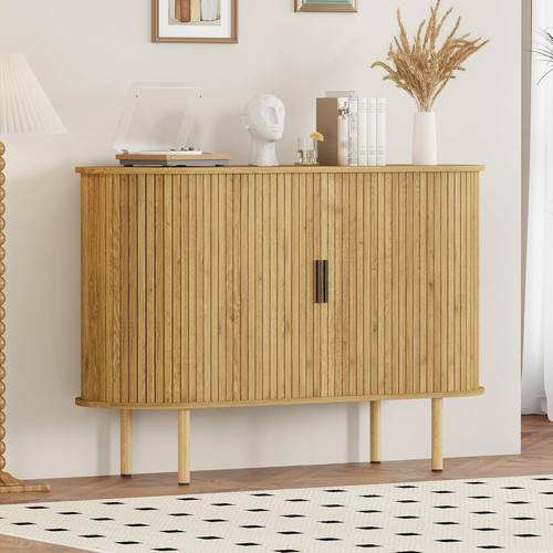 Modern oak sideboard - modern,