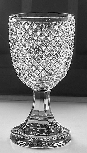 Antique georgian wine glass - wine,