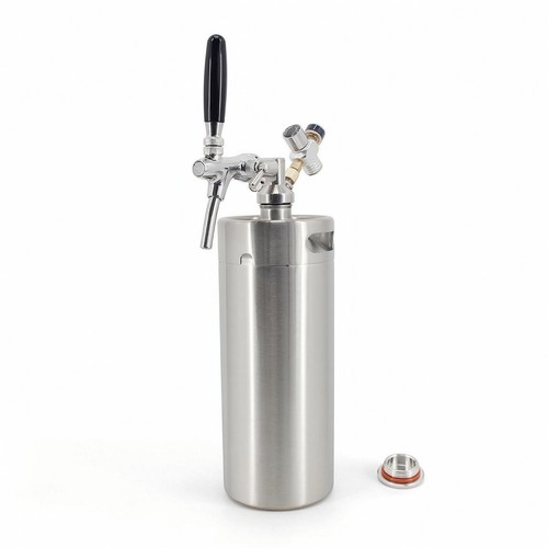 Mini keg with tap - mini, adjustable