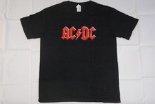 AC/DC CLASSIC RED LOGO T SHIRT NEW OFFICIAL BAND GROUP 2010 VINTAGE