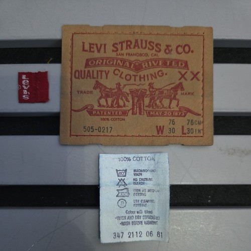 Vintage levi 505 red - 505, w30