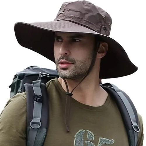 Wide brim sun hat - hat, uv