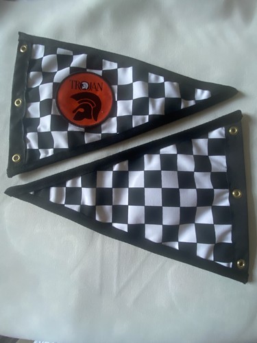 Black and white chequered