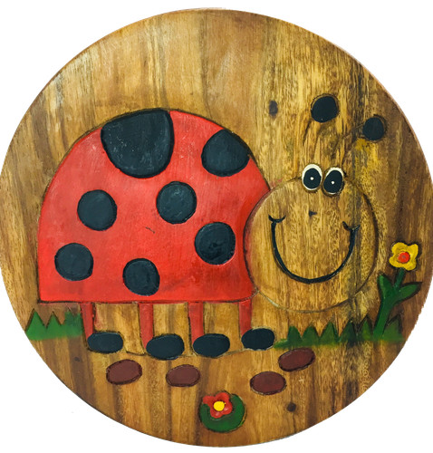Ladybird childrens wooden - ladybird,