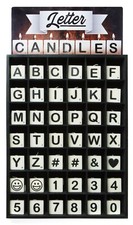 Letter Candles Make Your Own