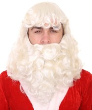 Santa Wig & Beard Set Deluxe |
