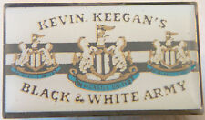 NEWCASTLE UNITED FC Vintage KEVIN KEEGAN'S BLACK & WHITE ARMY Badge 30mm x 18mm