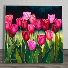 Tulips Ceramic Tile Picture