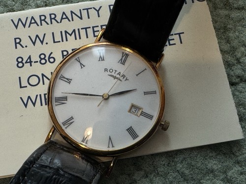 Gold rotary quartz watch - gold,