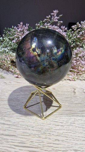Labradorite crystal sphere - crystal,