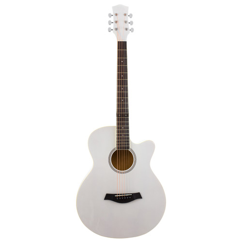 White electro acoustic - white,