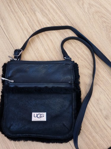 Ugg australia black suede and - suede,