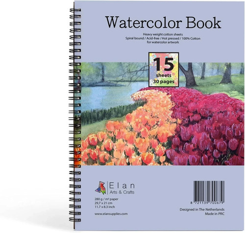 Watercolour sketchbook - a4,