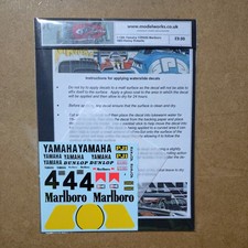 Tamiya 1/12 YAMAHA YZR500'83 KENNY  Decals Marlboro 