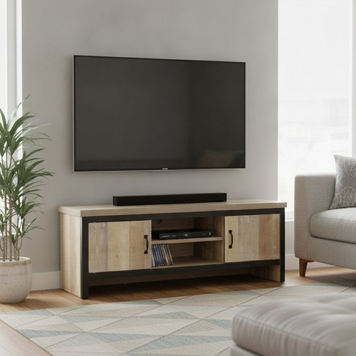 Boston unit industrial oak - tv,