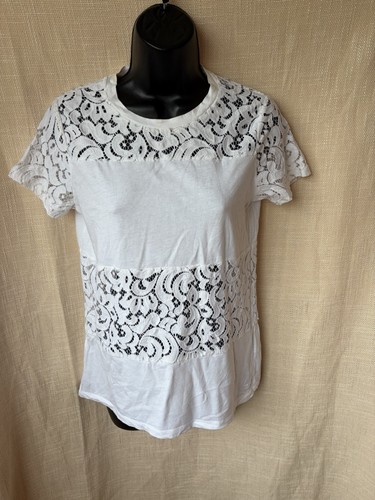 White lace panel - white, t