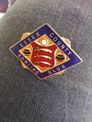 Essex county bowling club pin - essex,