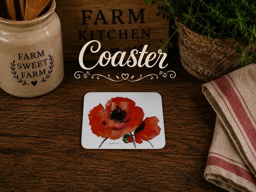 Melamine coaster design - melamine,