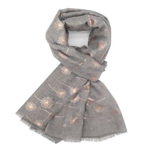 Rose gold dandelion scarf - rose,