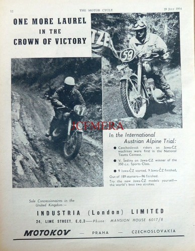 Motokov jawa motor cycle - motokov, jawa-cz