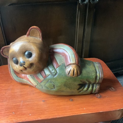Fabulous handcarved wooden - handcarved,