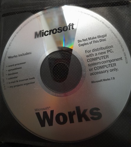 Microsoft works original - works,