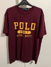 Ralph Lauren Polo T-shirt burgundy Size Medium