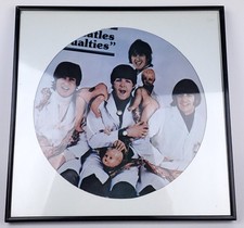 THE BEATLES Casualties PICTURE DISC LP 1980 PROMO Vinyl BUTCHER COVER framed